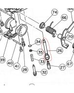 1154-838-2000 - Keihin FCR, Horizontal Needle Jet