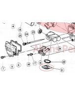 1609-802-2101 - Genuine Keihin FCR35-41 Vacum release plate (marked L) 