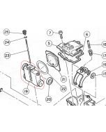 N501-18C03 - Keihin Genuine Throttle Valve: FCR28-33