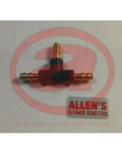 MTM03 - T- Piece - Brass and Plastic - 3mm