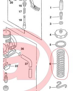 16050-GF5-7410-M1 - Throttle Spring