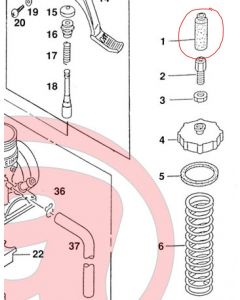 16118-116-0040 - Cap. Cable Holder