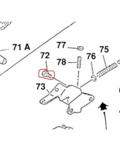 4139-803-1100 - Bolt: Throttle Cable Bracket