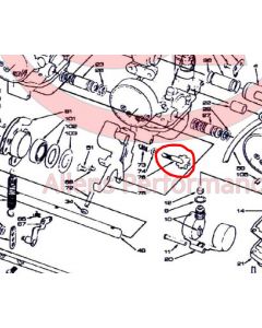 603-25001A - Tickover Screw NAT