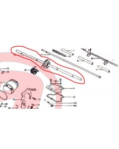 700-87006-1A - Throttle Shaft: TMR / TDMR Carburettor