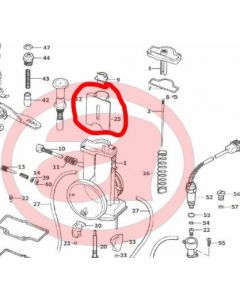 832-41011-Mikuni Genuine Throttle Valve TMX38-1