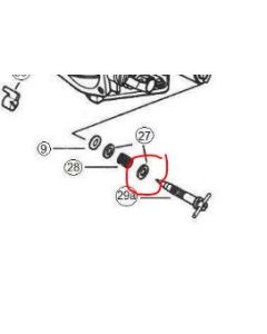 BN38/172 - Washer / Tickover Screw Super BN Carburettor