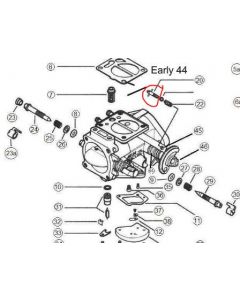 BN44/109 - Tickover Screw / Super BN Carburettor 