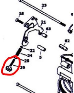 N133146 - Tickover Screw / TDMR / TMR 