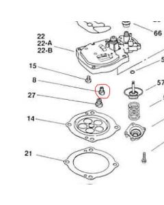 N424-35-080 - Keihin Genuine Jet Size 80