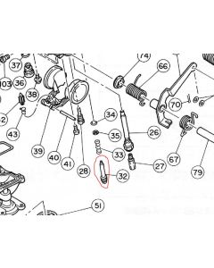 N446-05A00 - Pilot Screw 5° taper (FCR Std)