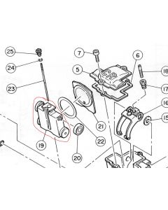 N501-18C03 - Keihin Genuine Throttle Valve: FCR28-33