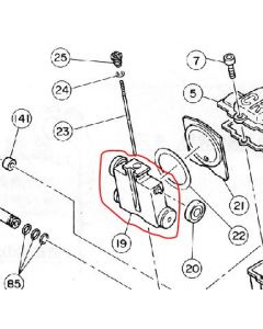 N501-20C00 - Keihin Genuine Throttle Valve FCR35-41 Slide