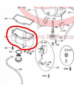 TMR38/11-1A - Float Bowl: TMX38-2 NAT