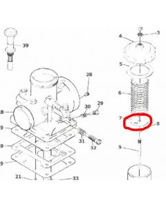 VM14A/38 - Jet Needle Retainer Plate - slide