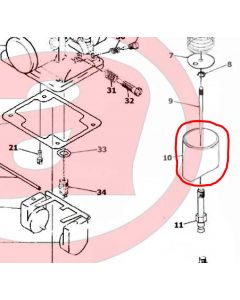 VM26/21-SIZE - Mikuni Genuine Throttle valve NAT