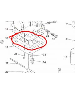 VM34/72 - Baffle: Float Bowl N/A/T N/A/S