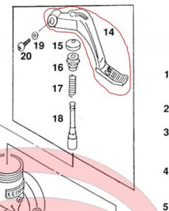 W1271-008-9910 - Starter Lever